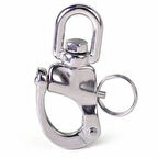 SEALUX SNAP SHACKLE FIRDÖNDÜ KİLİTLİ KROM MANDAR KİLİDİ 12mm TEKNE YAT