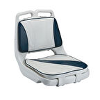 TEKNE KOLTUK MAVİ BEYAZ DEMONTE MİNDER   