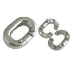 ZİNCİR EK BAKLASI KROM 06 MM TEKNE YAT              