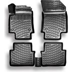 Rizline Ford Edge 2019- Sonrası Siyah 3D Paspas