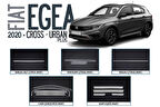 OMSA Fiat Egea Cross Urban Plus Saten Aksesuar Seti 18 Parça 2020 ve Sonrası