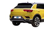 VW T-Roc Krom Bagaj Çıtası Plaka Üstü 2017 ve Sonrası