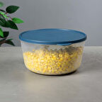 Yuvarlak Saklama Kabı – Kapaklı – Şeffaf, BPA’sız, Sızdırmaz