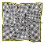 Levidor Tivil İpek Eşarp 4100 - 7 Yeşil Karışık Desen