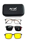 AVVA 2129 C2 POLARİZE&ANTİFAR KLİPSLİ ERKEK GÜNEŞ GÖZLÜĞÜ