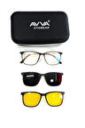 AVVA 2130 C2 POLARİZE&ANTİFAR KLİPSLİ ERKEK GÜNEŞ GÖZLÜĞÜ