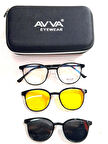 AVVA 2127 C5 POLARİZE&ANTİFAR KLİPSLİ UNİSEX  GÜNEŞ GÖZLÜĞÜ
