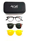 AVVA 9363 C3 POLARİZE&ANTİFAR KLİPSLİ UNİSEX GÜNEŞ GÖZLÜĞÜ