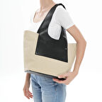 Cepli Kanvas Kadın Omuz Çantası ve El Çantası