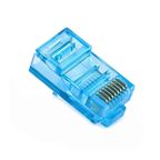 Powermaster RJ45 Konnektör Mavi Ethernet Bağlantı Ucu