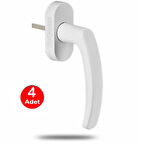 Aletçantam Pvc Pencere Kolu Pimapen Plastik Pen Kulp Beyaz - 4 Adet