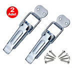 Aletçantam Sandık Klipsi Kaput Kovan Kapak Kutu Çanta Gergi Mandal Kilidi - 2 Adet