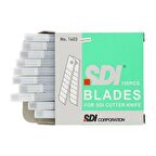 Sdi 1403 Maket Bıçağı Dar 9mm Yedek Ağız Uç Yedeği 100 Lü Paket
