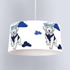 Çocuk Odası Dijital Baskılı Sarkıt Avize Model 1378