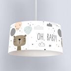 Çocuk Odası Dijital Baskılı Sarkıt Avize Model 1387