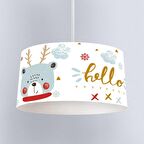 Çocuk Odası Dijital Baskılı Sarkıt Avize Model 1388