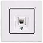 Günsan Eqona Nümeris Telefon Prizi (Cat3), Beyaz