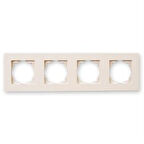 Günsan Eqona Dörtlü Çerçeve, Krem