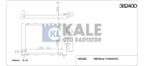 KALE SU + KLİMA RADYATÖRÜ & KONDANSÖR RENAULT KANGOO 1.9 D - KC07(595*377*40) AL/AL