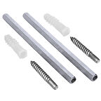 Metal Gizli Raf Tutucu Dekoratif Duvar Bağlantısı 1Çift -14cm