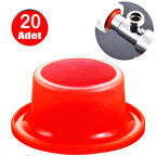 Yeni Nesil Tesisat Montaj Contası Musluk Sızdırmazlık Teflon Silikon Conta -20 Adet