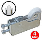 Küçük Vega Sürgülü Kapak Gardrop Tekerleği Makara Dolap Tekeri Seti