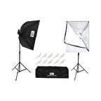Tlb-5 Pro Light 650W 60X80 cm 2’li Softbox Seti