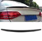 Audi A4 M4 boyalı spoiler (Pianoblack) 2008-2012 arası