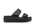 Crocs Brooklyn Buckle Lowwdg Kadın Terlik 207431-001 Siyah