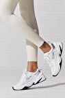Nike M2K Tekno Leather Unisex Reflector Sneaker Hakiki Deri Beyaz Spor Ayakkabı