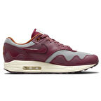 Nike Air Max 1 / Patta Leather Sneaker Hakiki Deri Erkek Günlük Spor Ayakkabı Bordo