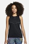 Nike Dri Fit ADV Run Division Running Reflector Tank Reflektörlü Kadın Atlet Siyah