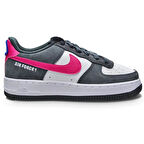 Nike Air Force 1 LVS8 Athletic Club Leather Sneaker Black Pink Prime Unisex Hakiki Deri Günlük Spor Ayakkabı Siyah