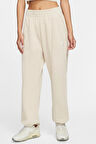 Nike Sportswear Regular Fit Pant Bol ve Uzun Kesim Eşofman Altı Krem