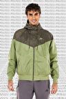 Nike Sportswear Windrunner Jacket Blue Green Kapüşonlu Erkek Ceketi Yeşil Haki
