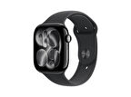 APPLE Watch Series 11 GPS 42mm Jet Black Aluminium Case with Black Sport Band - M/L   MEQU4TU/A