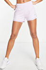 Nike Eclipse Flex 2 in 1 Running Shorts Taytlı Koşu Antrenman Şortu Lila