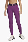 Nike Training Pro Dri Fit Grappic Mid Rise Leggings Purple Toparlaycı Kadın Antrenman Taytı Mor