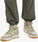 Nike Air Force 1 Mid '07 Limestone Leather Unisex Hakiki Deri Bilekli Sneaker Ayakkabı Yeşil