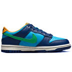 Nike Dunk Low Leather Unisex Sneaker Hakiki Deri Mavi Günlük Spor Ayakkabı
