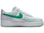 Nike Air Force 1 '07 Unisex Leather Hakiki Deri Sneaker Erkek Ayakkabı Beyaz Yeşil Swoosh