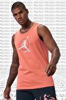 Nike Jordan MVP Flight Cotton Tank Top Singlet Pink Pamuklu Erkek Spor Atlet Somon