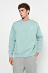 Nike Sportswear Crew Sweat Cotton Pamuklu Sweatshirt Su Yeşili