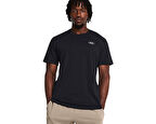 Under Armour Ua Hw Lc Patch Ss Erkek Günlük Tişört 1382902-001 Siyah