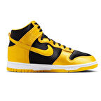 Nike Dunk Low Mid Women Black Yellow Sneaker Günlük Spor Ayakkabı Kadın Siyah Sarı