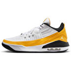 Nike Jordan Max Aura 5 Shoes Leather Hakiki Deri Bilekli Unisex Spor Ayakkabı Beyaz Sarı
