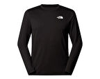 The North Face M 24/7 L/S Tee Erkek Outdoor Tişörtü NF0A894AJK31 Siyah