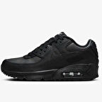 Nike Air Max 90 Unisex Leather Sneaker Hakiki Deri Günlük Spor Ayakkabı Siyah
