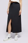 Nike Sportswear Collection Women's Twill Skirt Kadın Gabardin Yırtmaçlı Etek Siyah