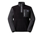 The North Face M Yumiori 1/4 Zip Erkek Outdoor Çeyrek Fermuarlı Polar Ceket NF0A883SS5H1 Siyah